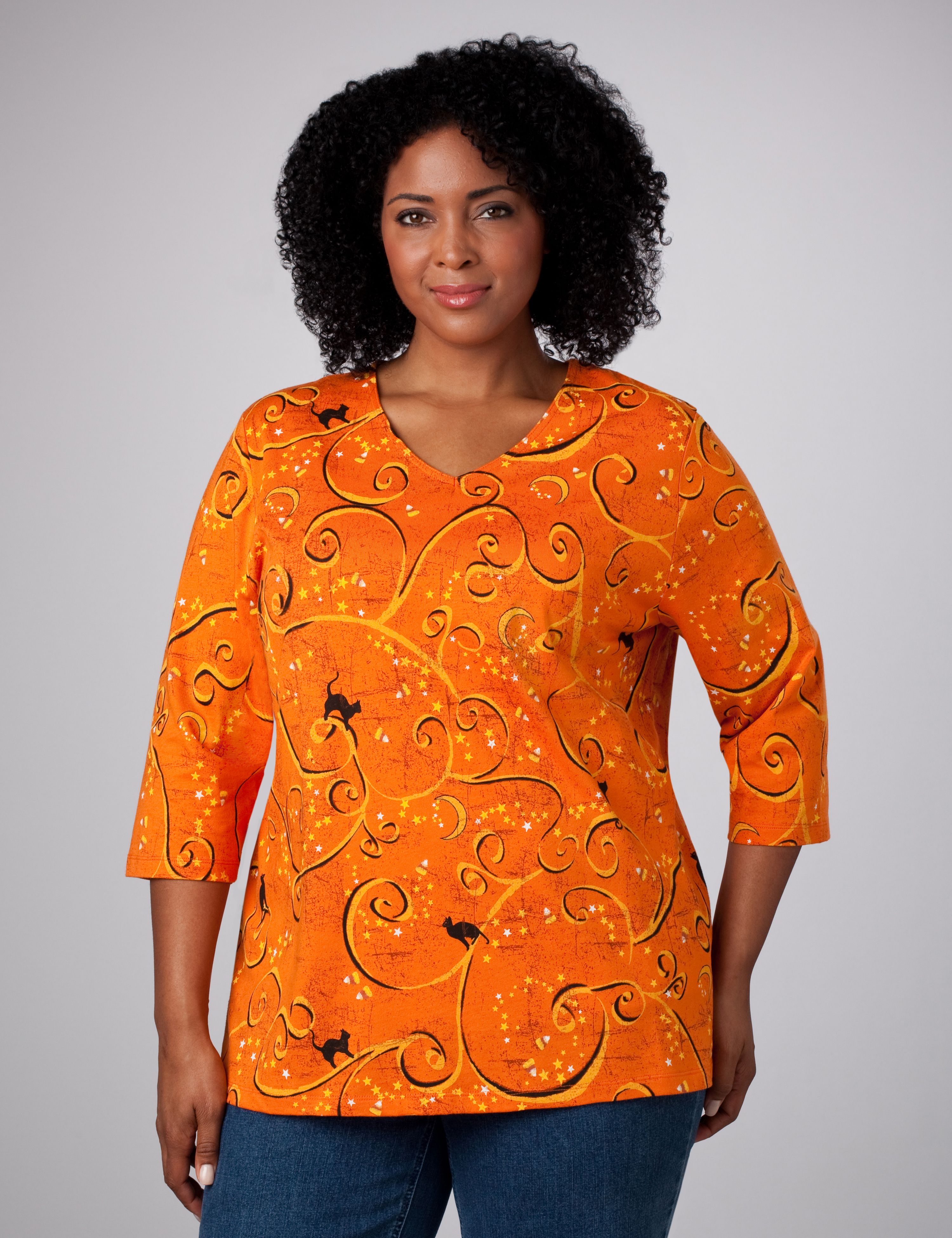 Halloween Print Top