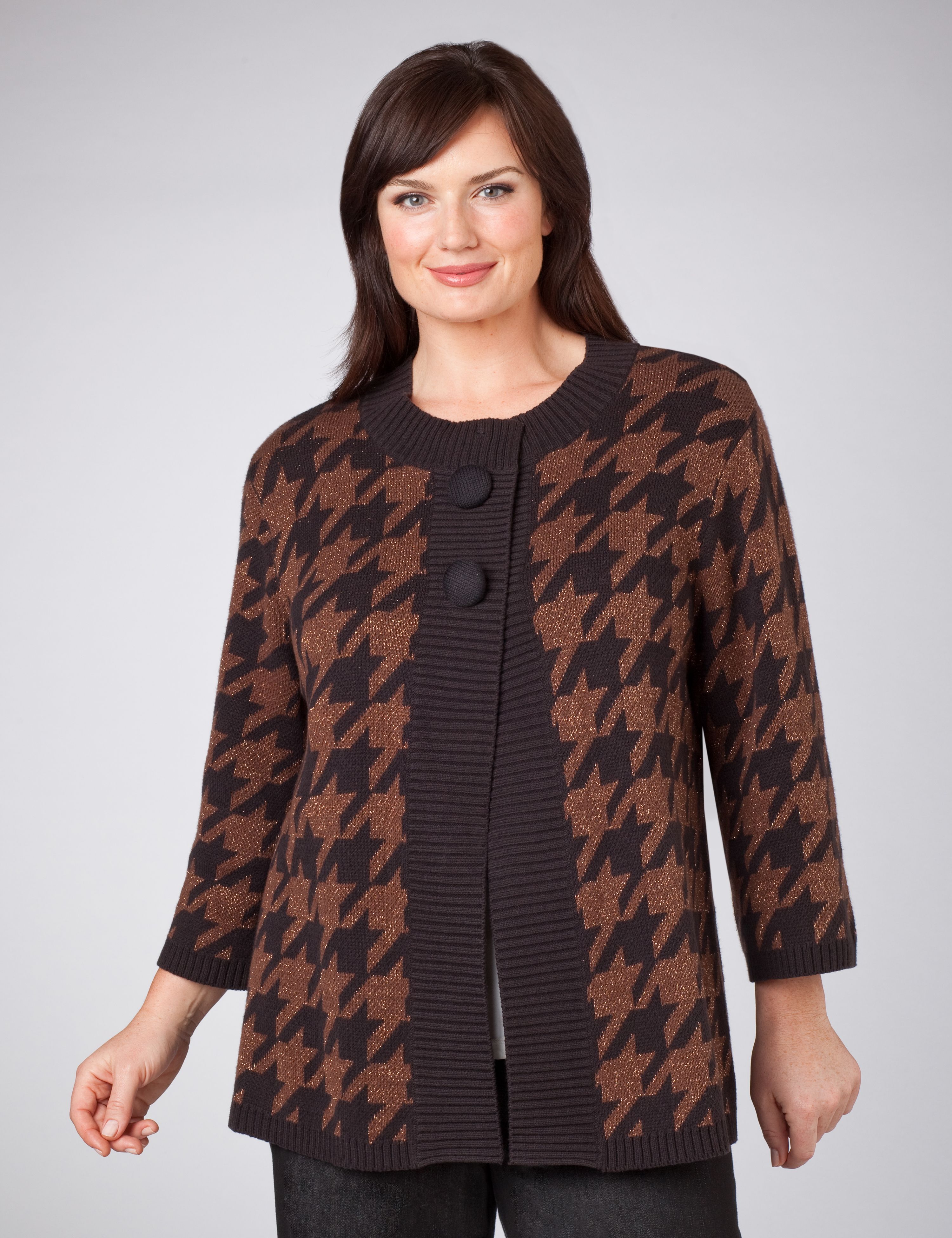 Houndstooth Cardigan