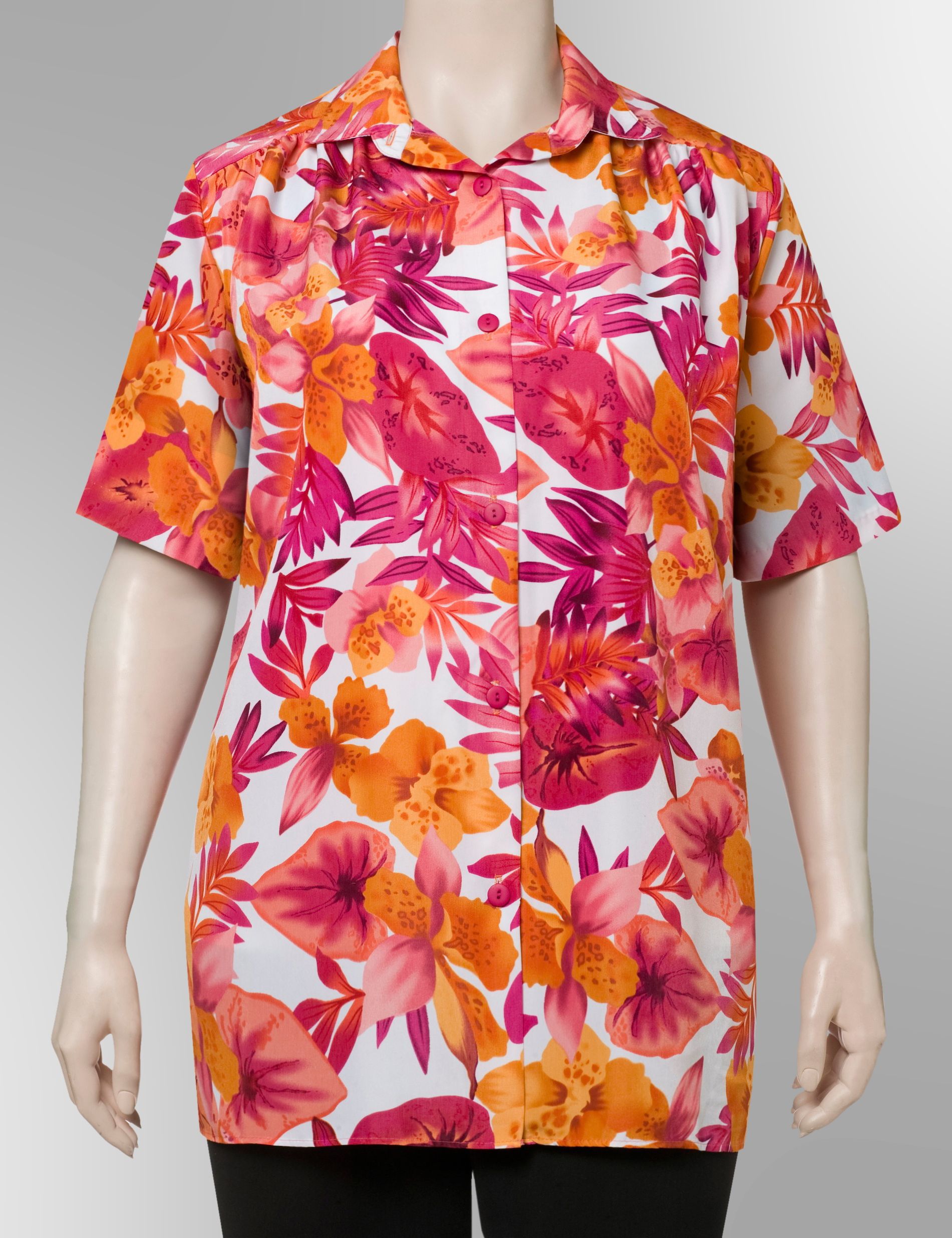 A Personal Touch orchid print blouse