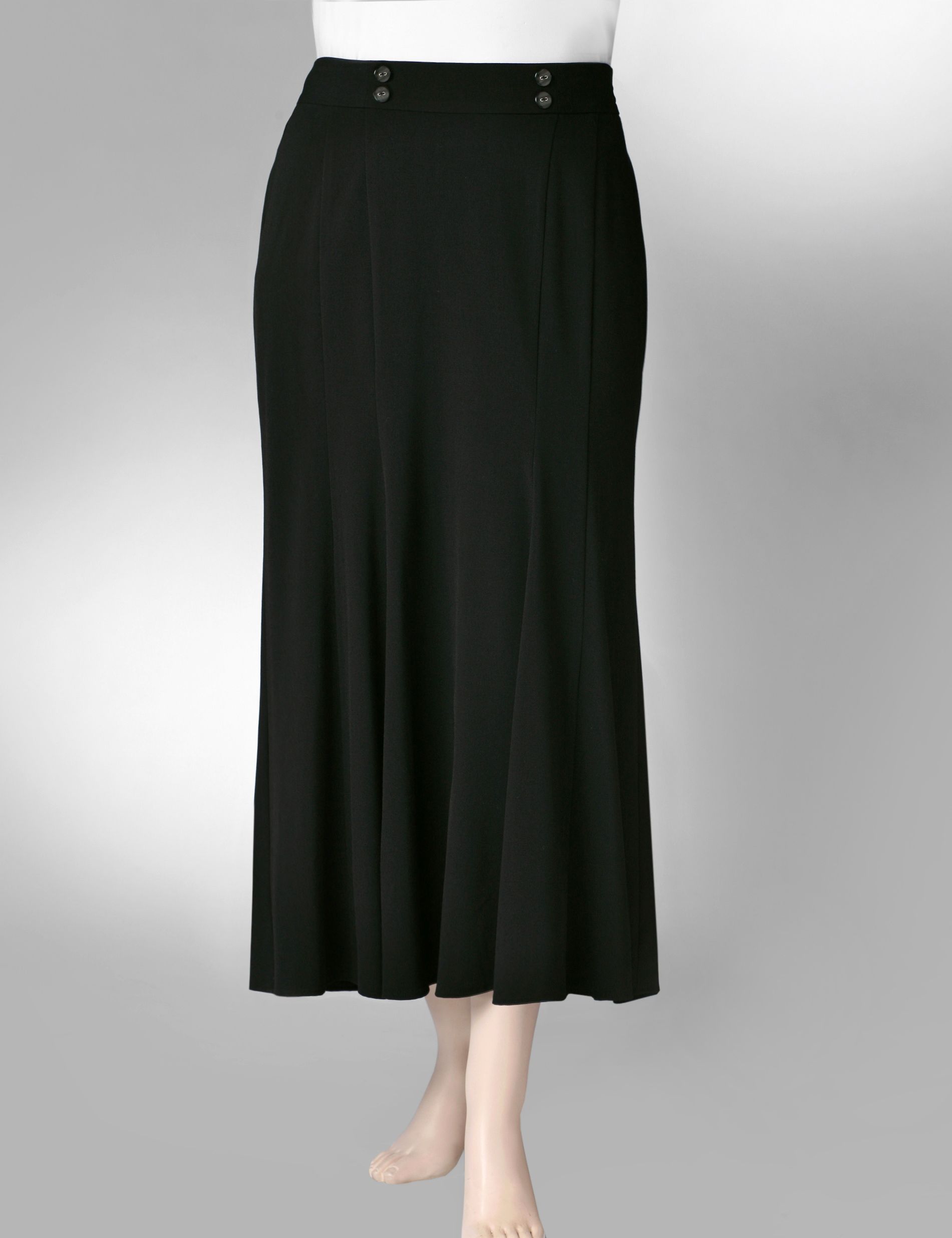 Knit trumpet skirt