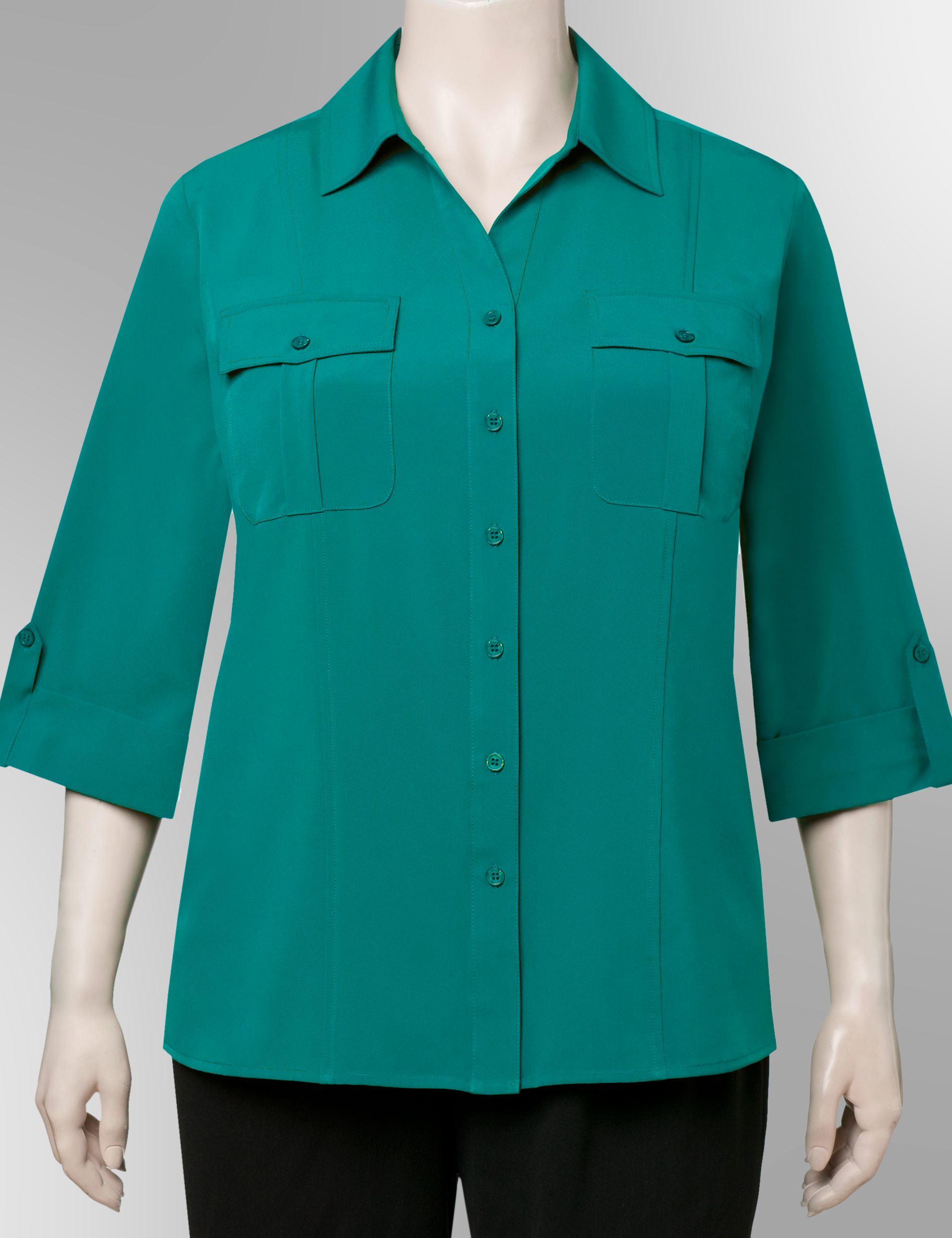 Silky stretch blouse