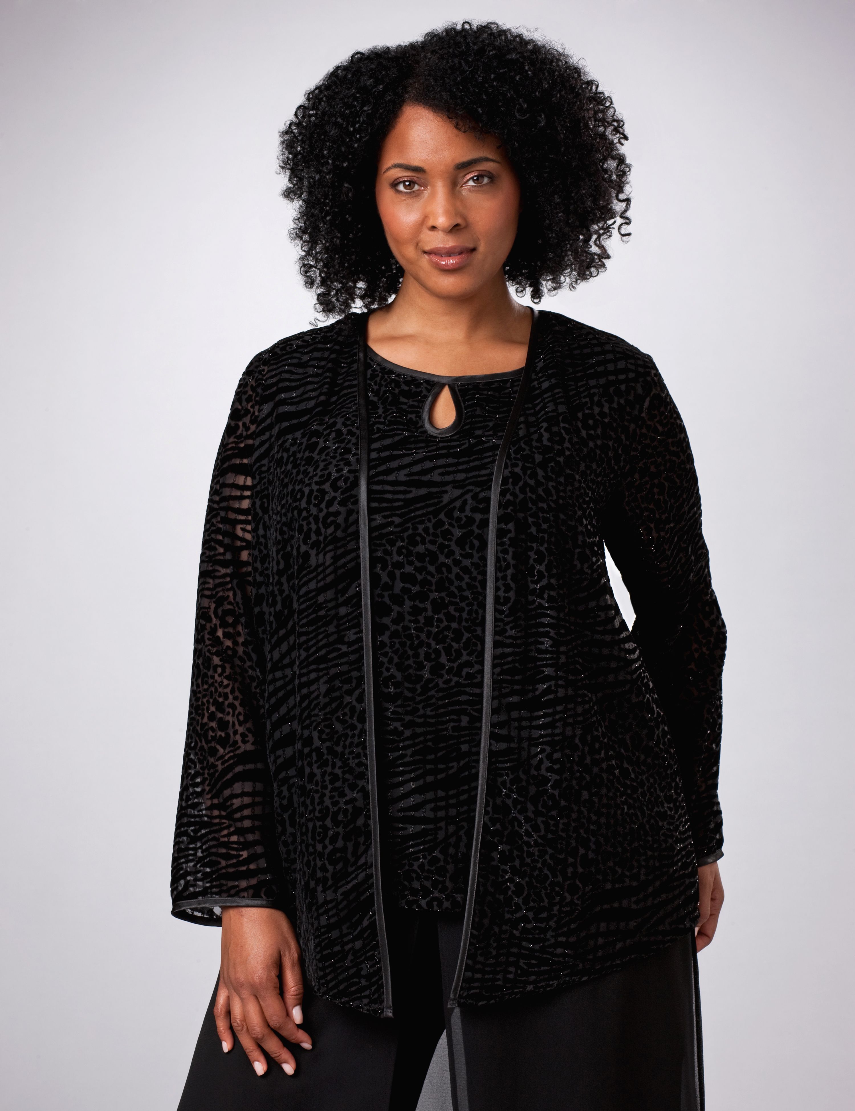 Burnout Velvet Twinset