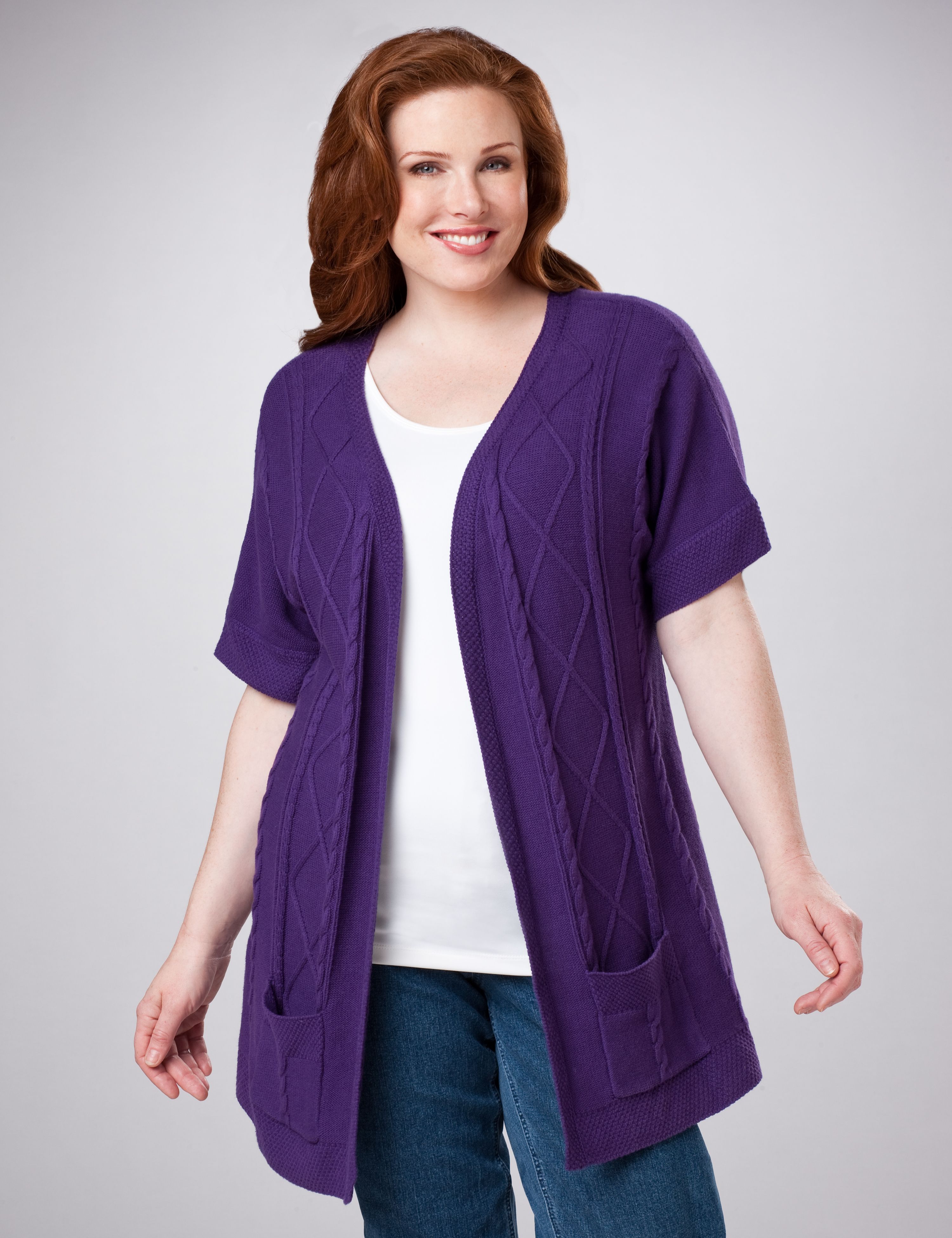 Open Front Dolman Sweater