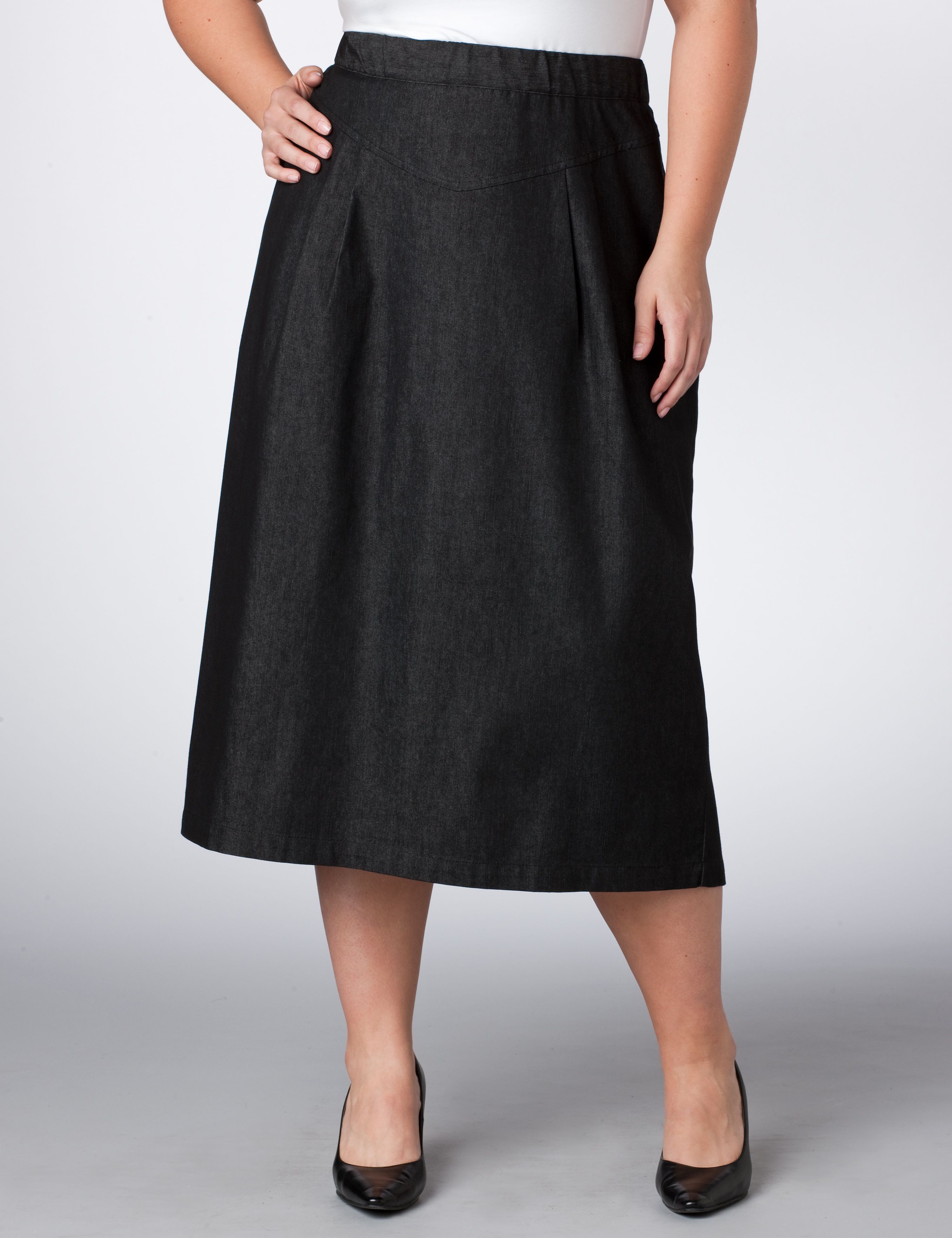 A-Line Denim Skirt