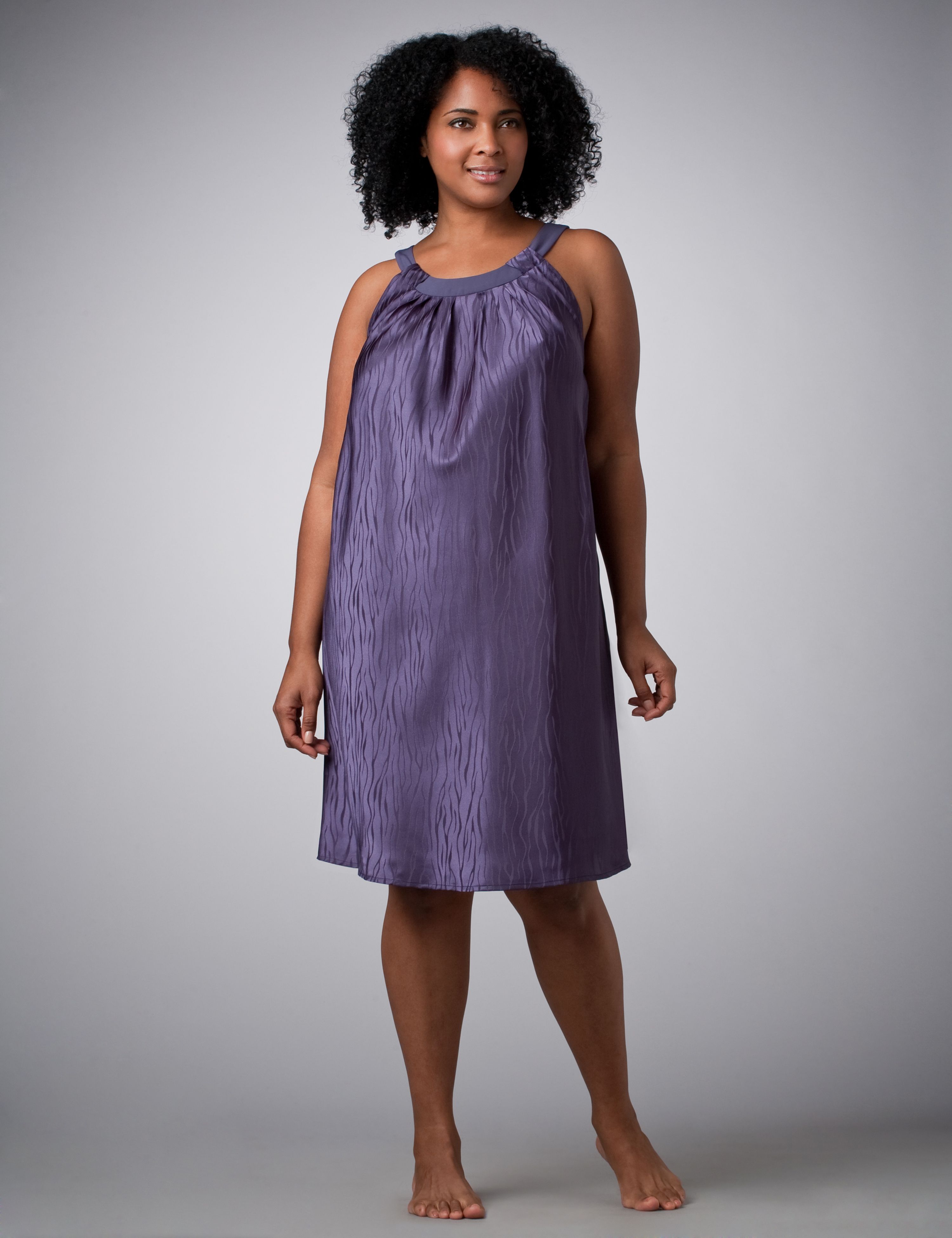 Jacquard Satin Chemise