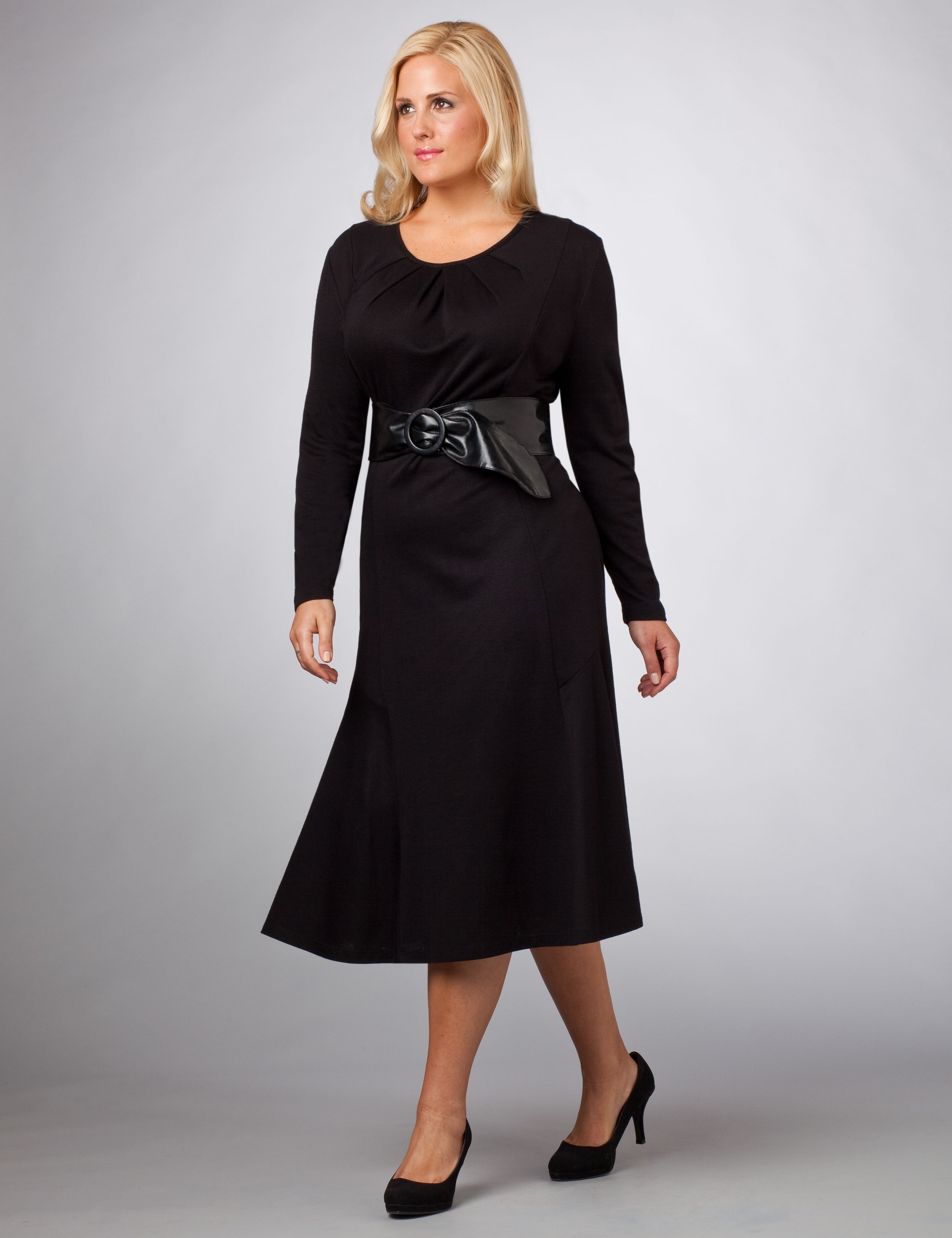 Belted Knit Dress