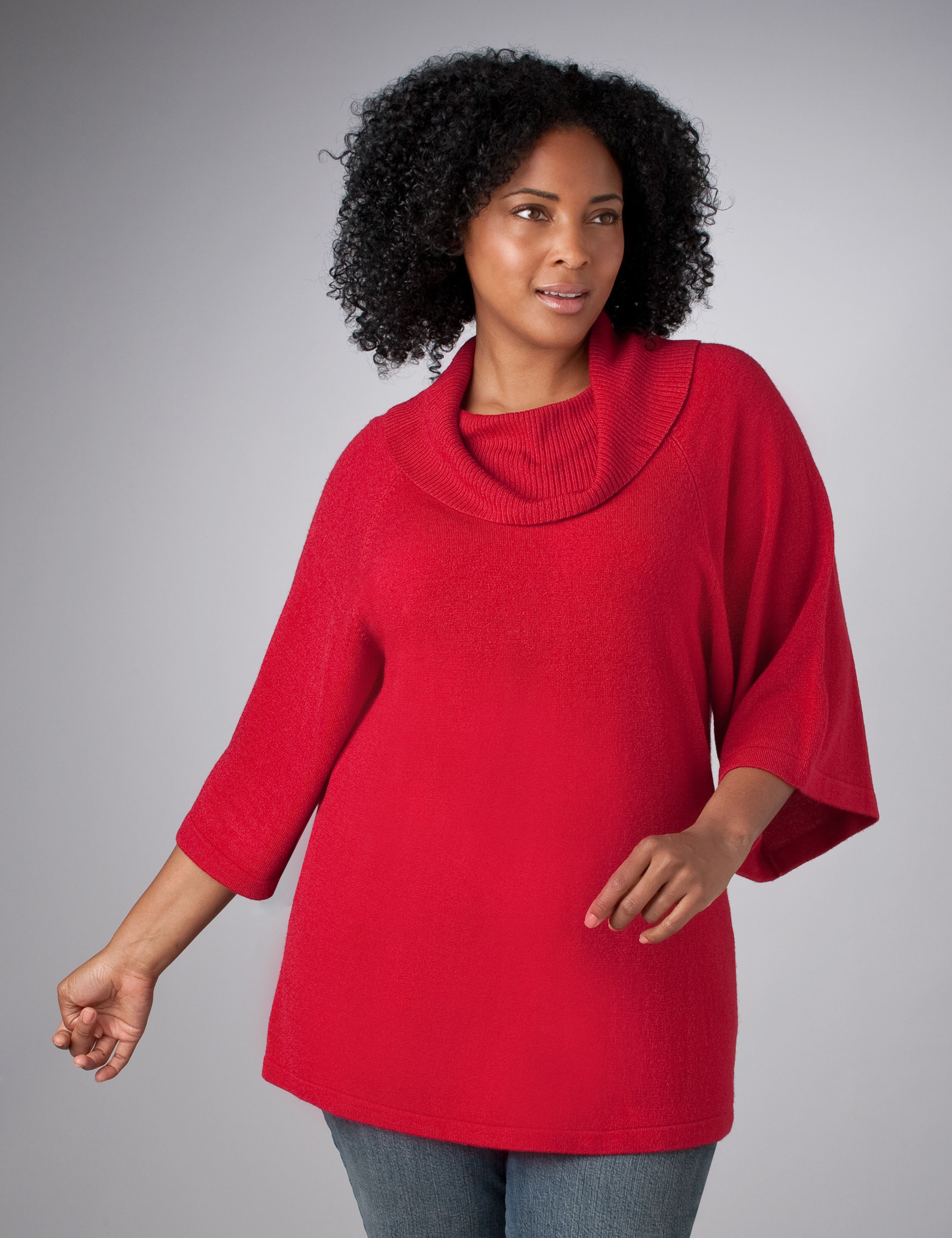 Cowlneck Tunic Sweater
