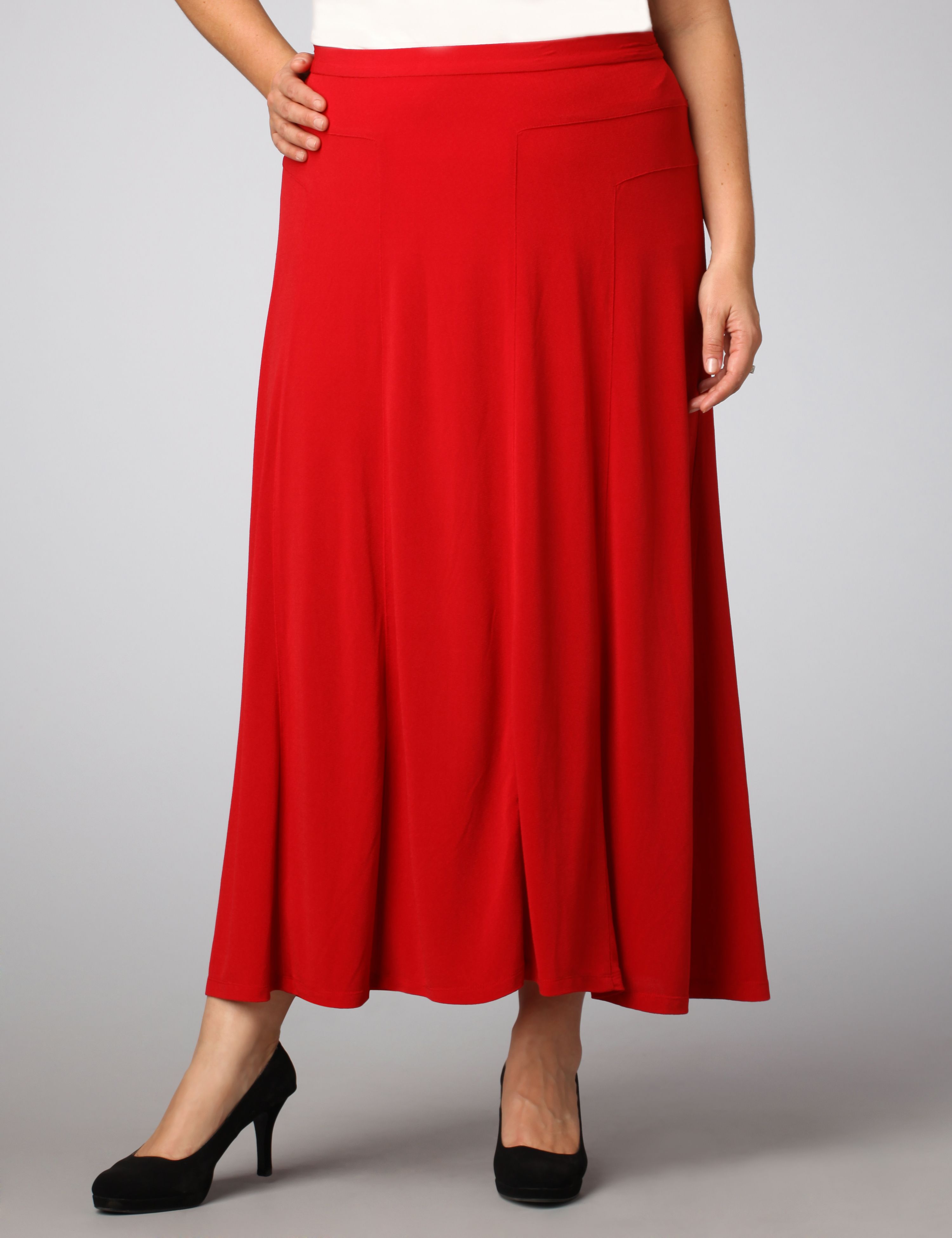 Catherines Russell Kemp Crepe Knit Skirt