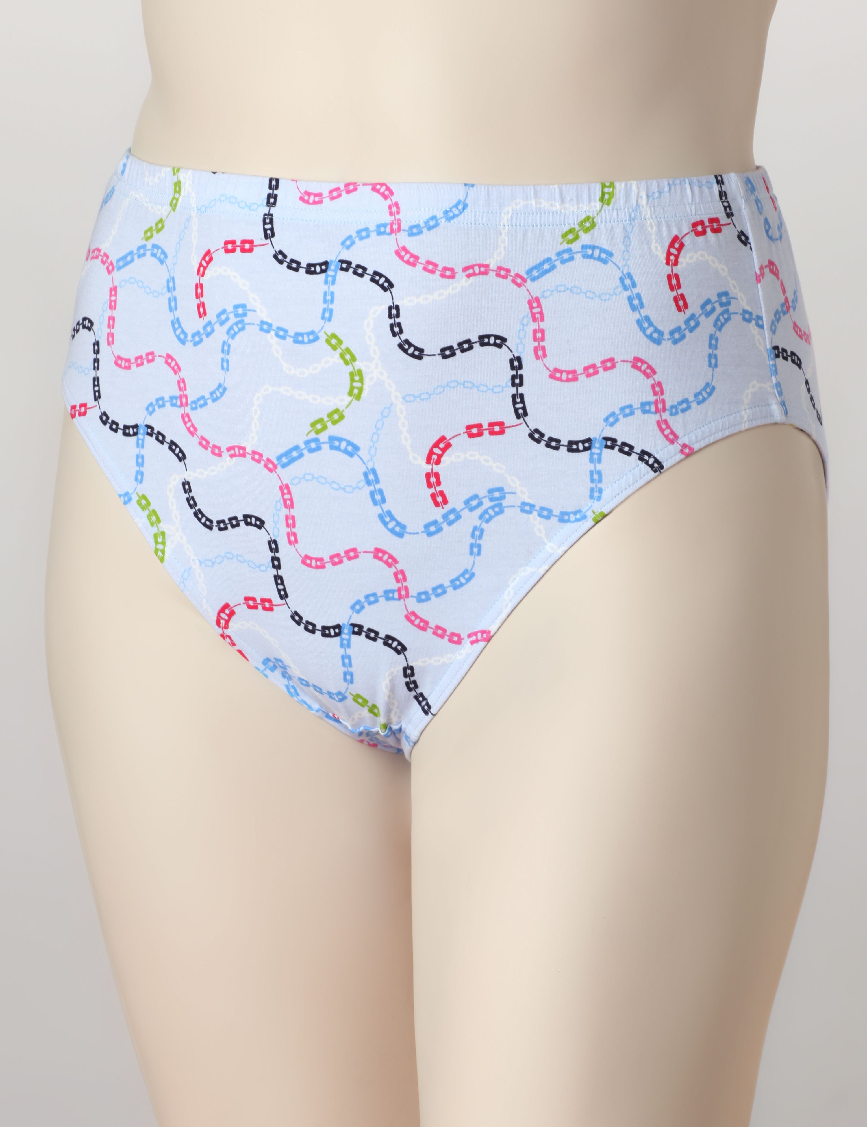 Cotton Blend Hi-Cut Panties