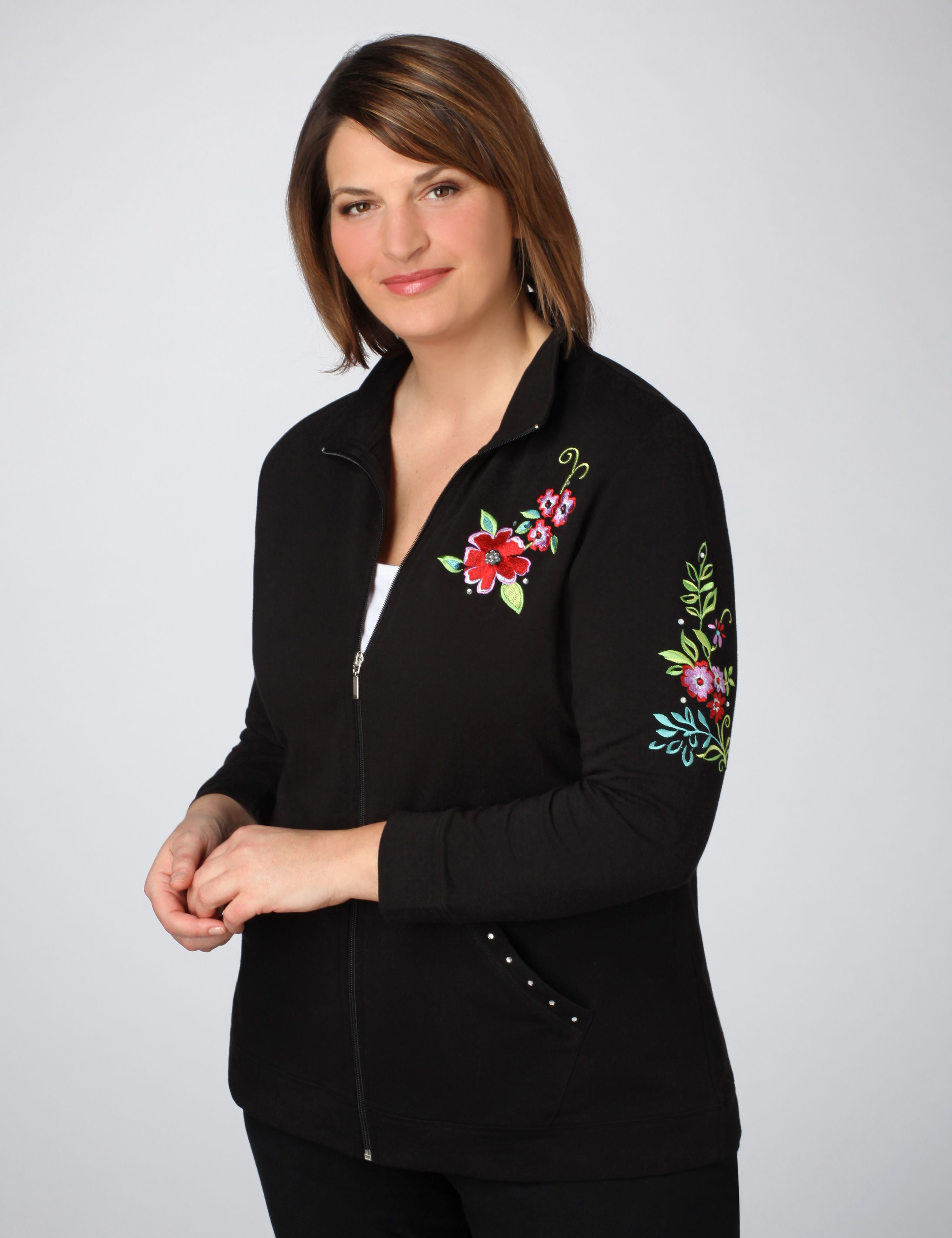 Catherines Floral Embroidered Jacket