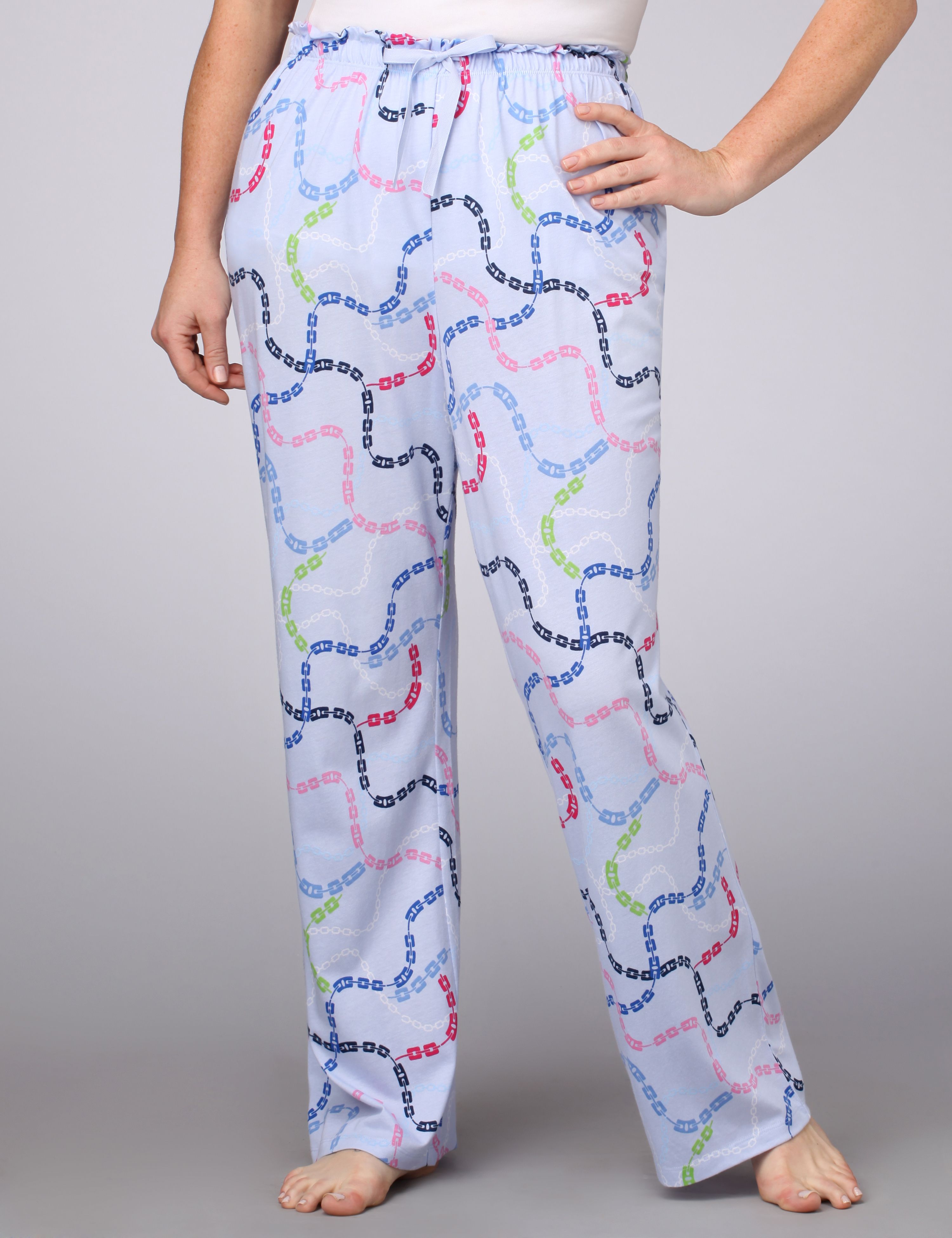 Catherines Chain Print Pajama Pants