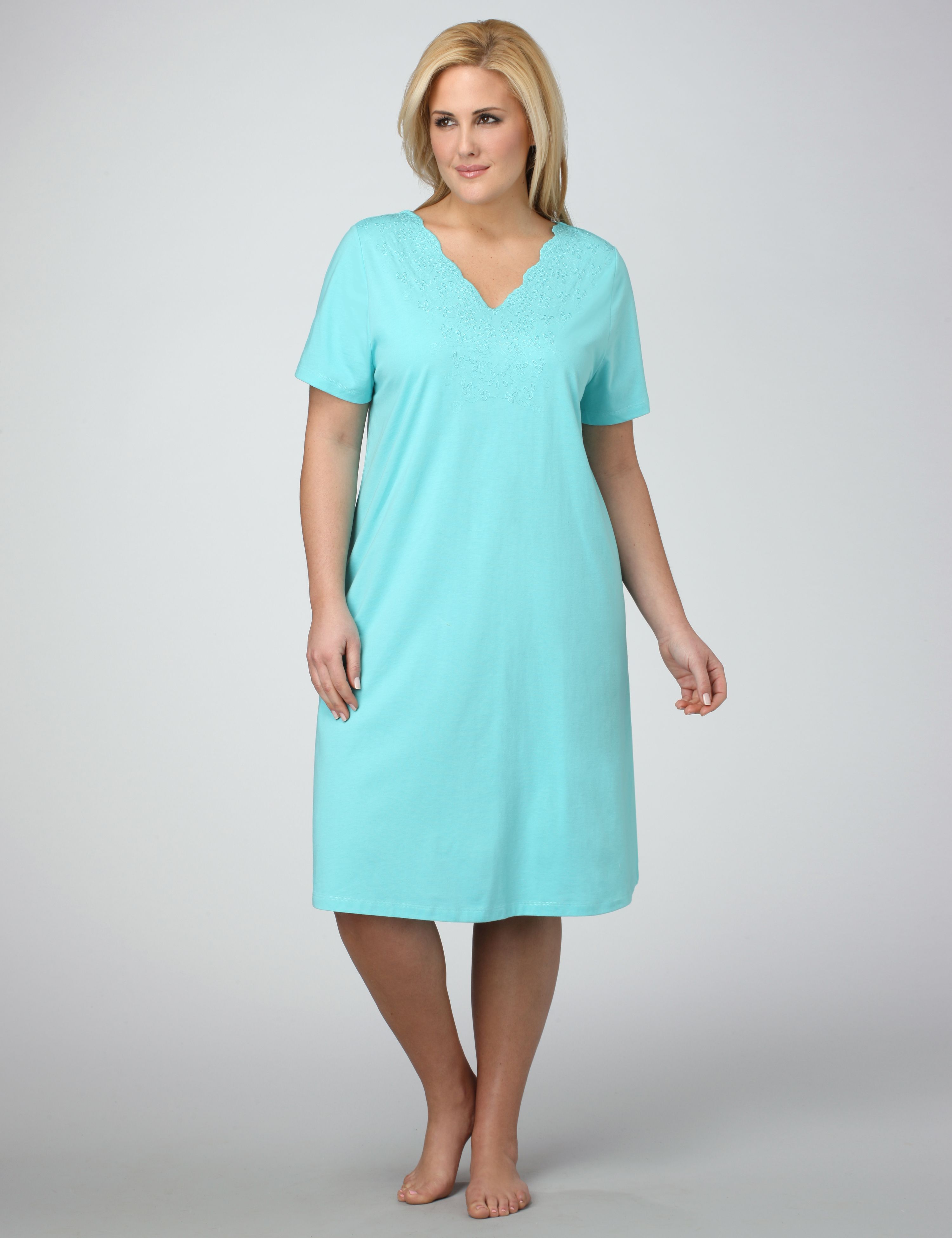 Catherines Eyelet Embroidered Sleepshirt