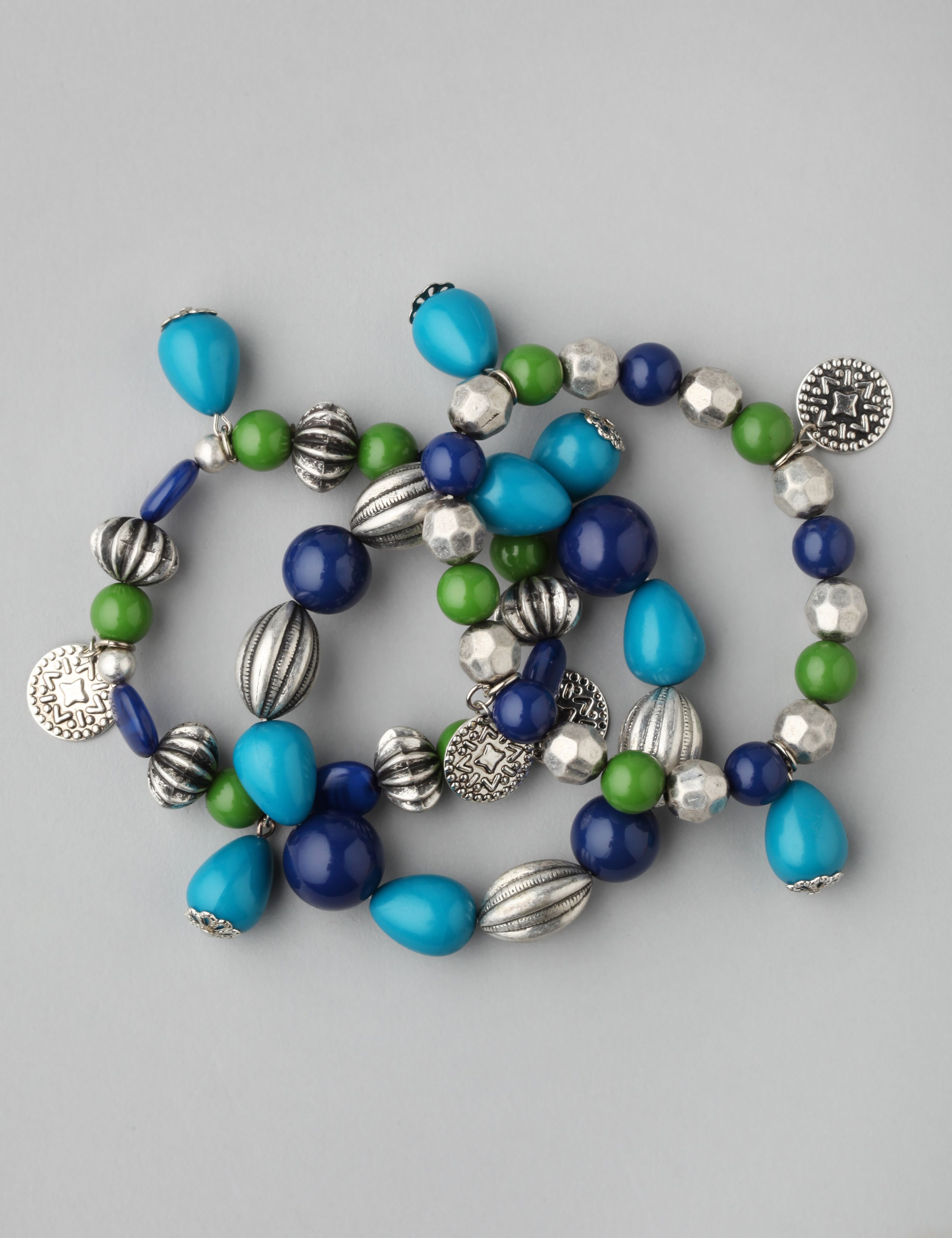 Catherines Bead and Charm Stretch Bracelet