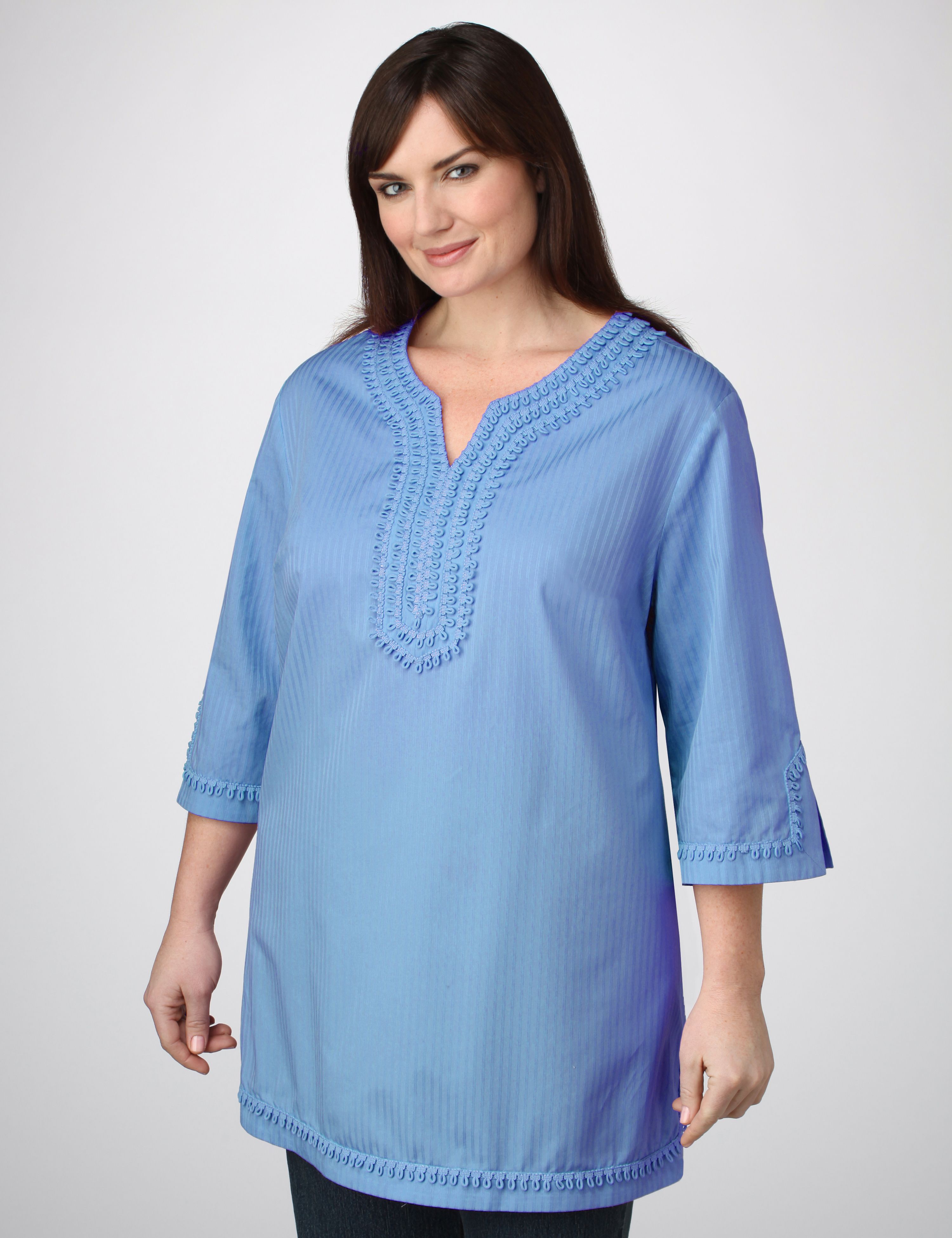 Catherines Shadow Stripe Tunic