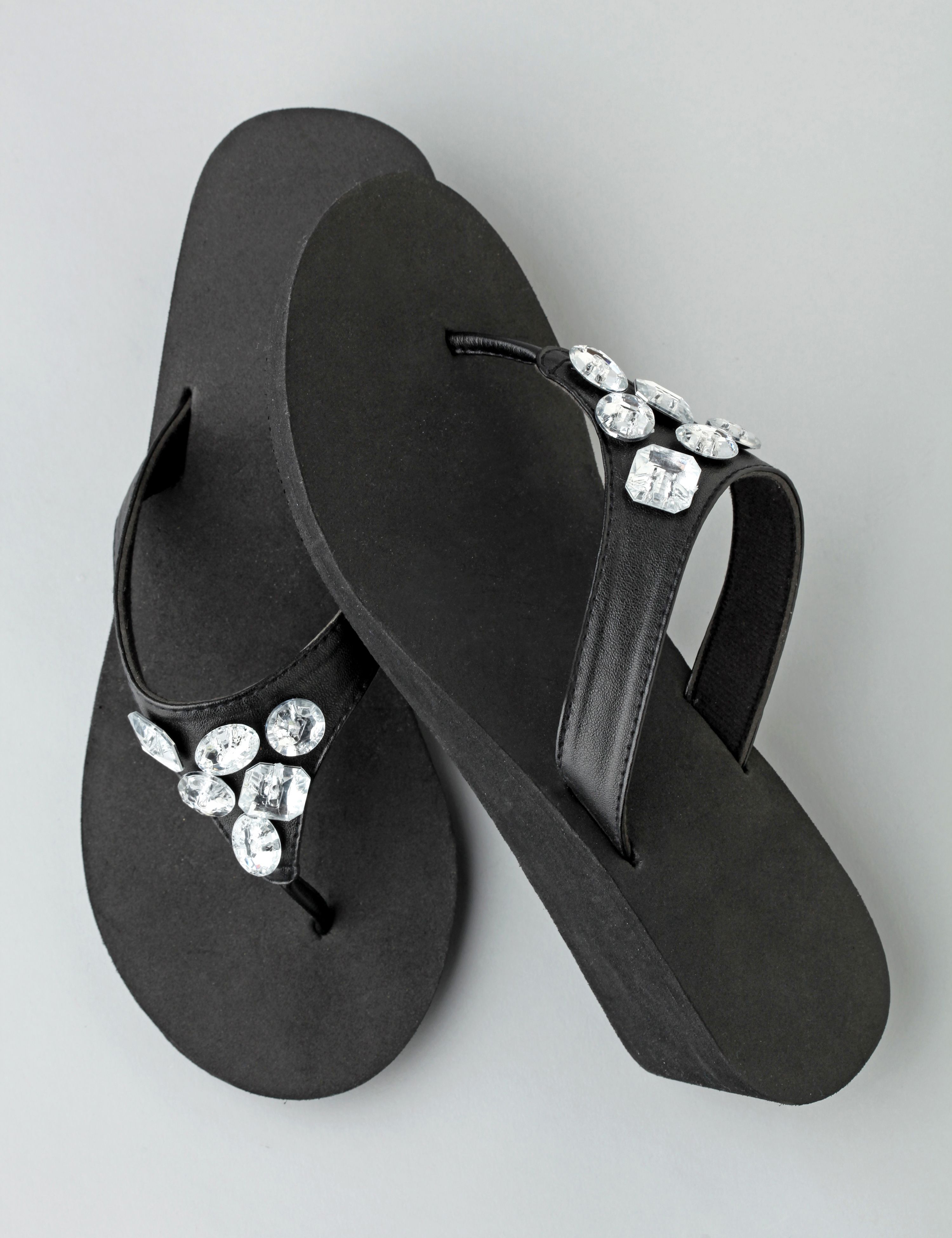 Catherines Rhinestone Wedge Sandals