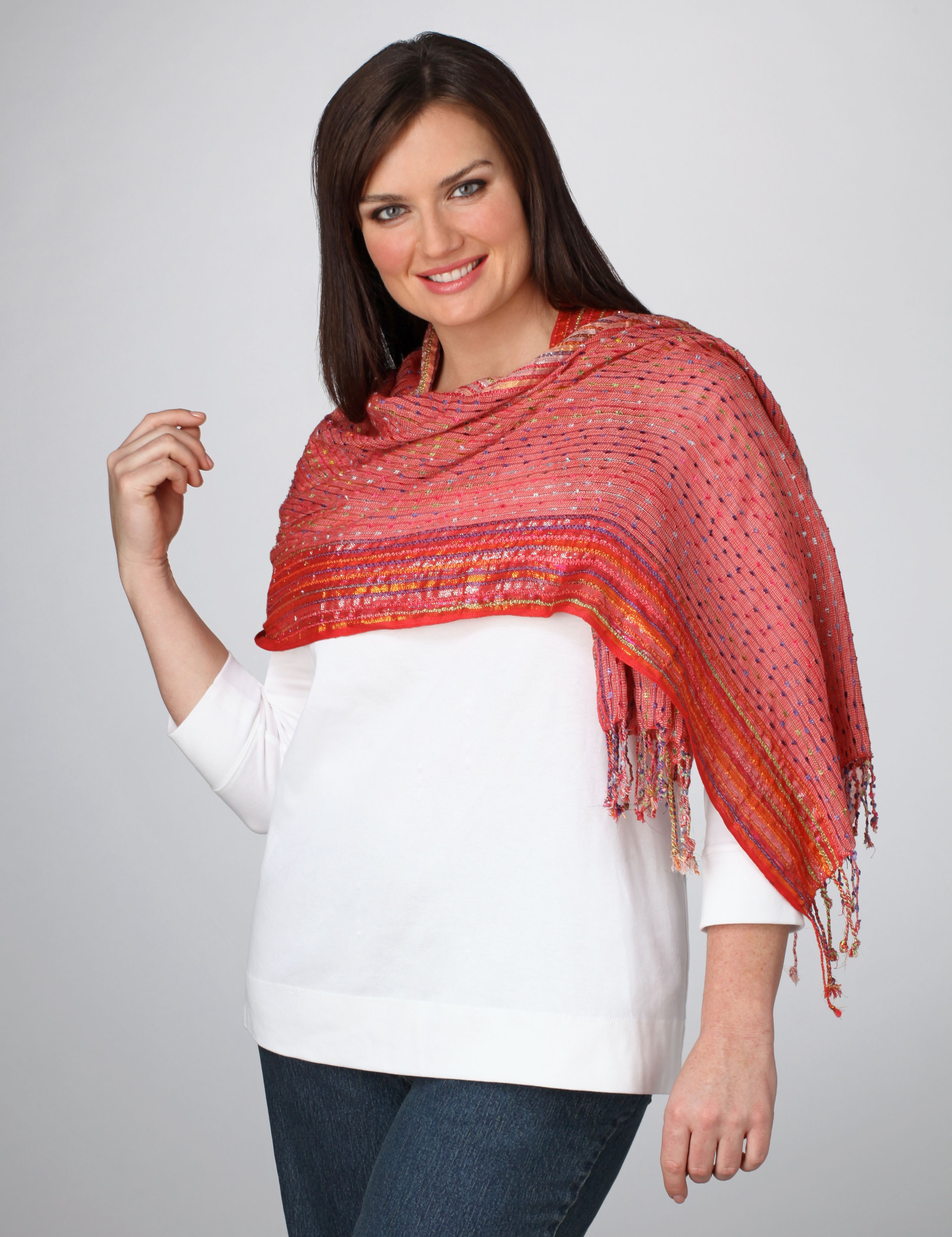 Catherines Pastel Nubby Scarf