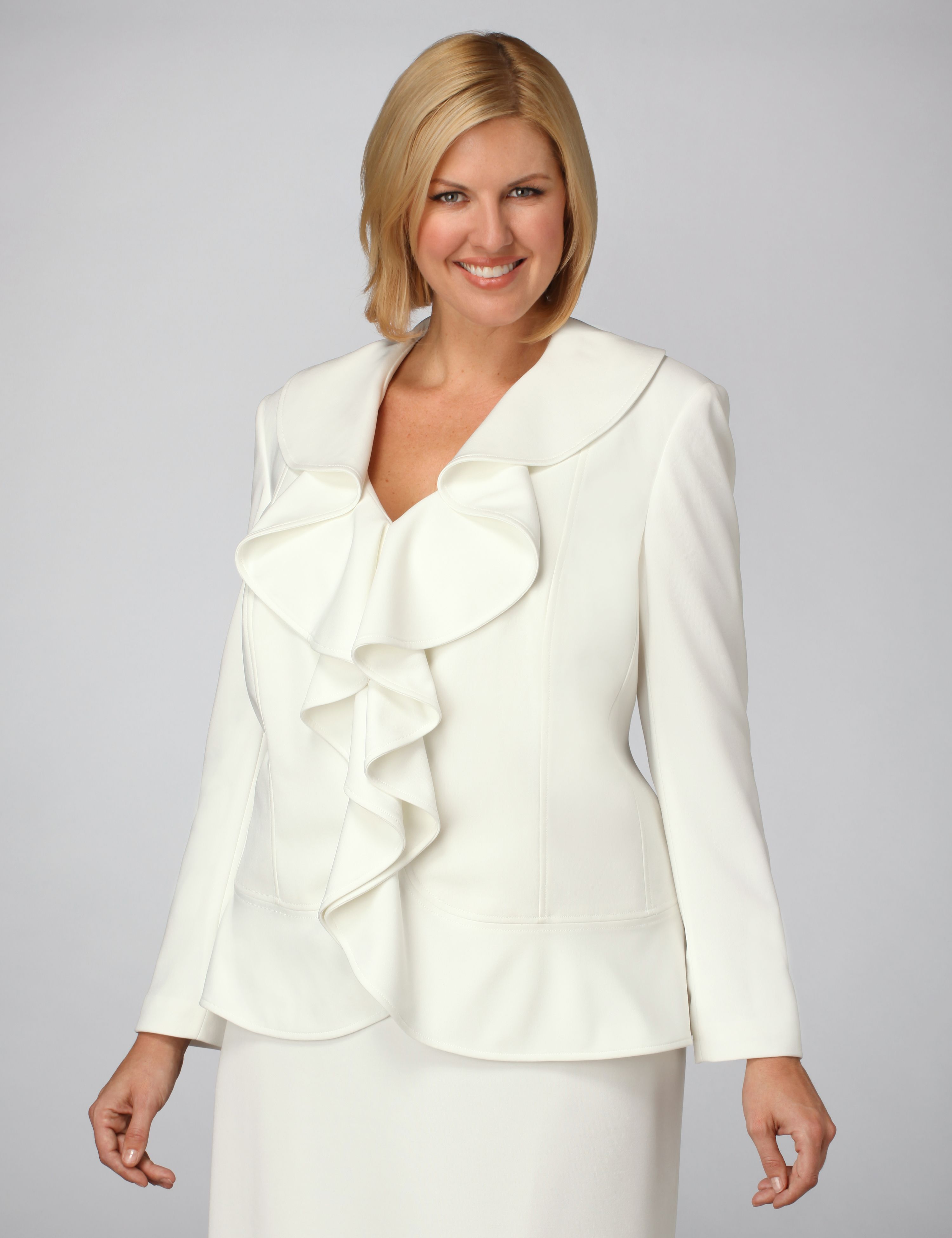 Catherines Ruffle Peplum Jacket
