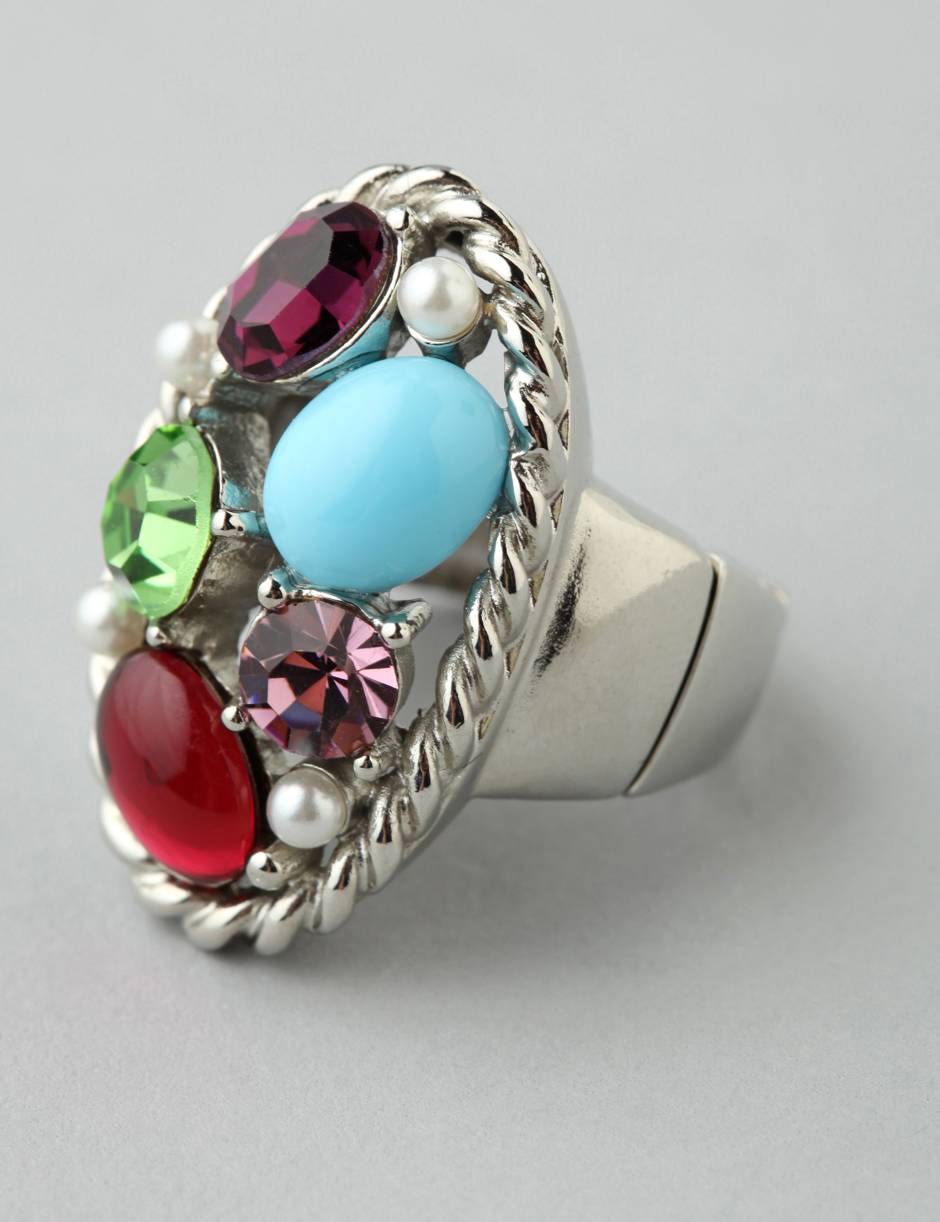 Catherines Multi Stone Oval Ring