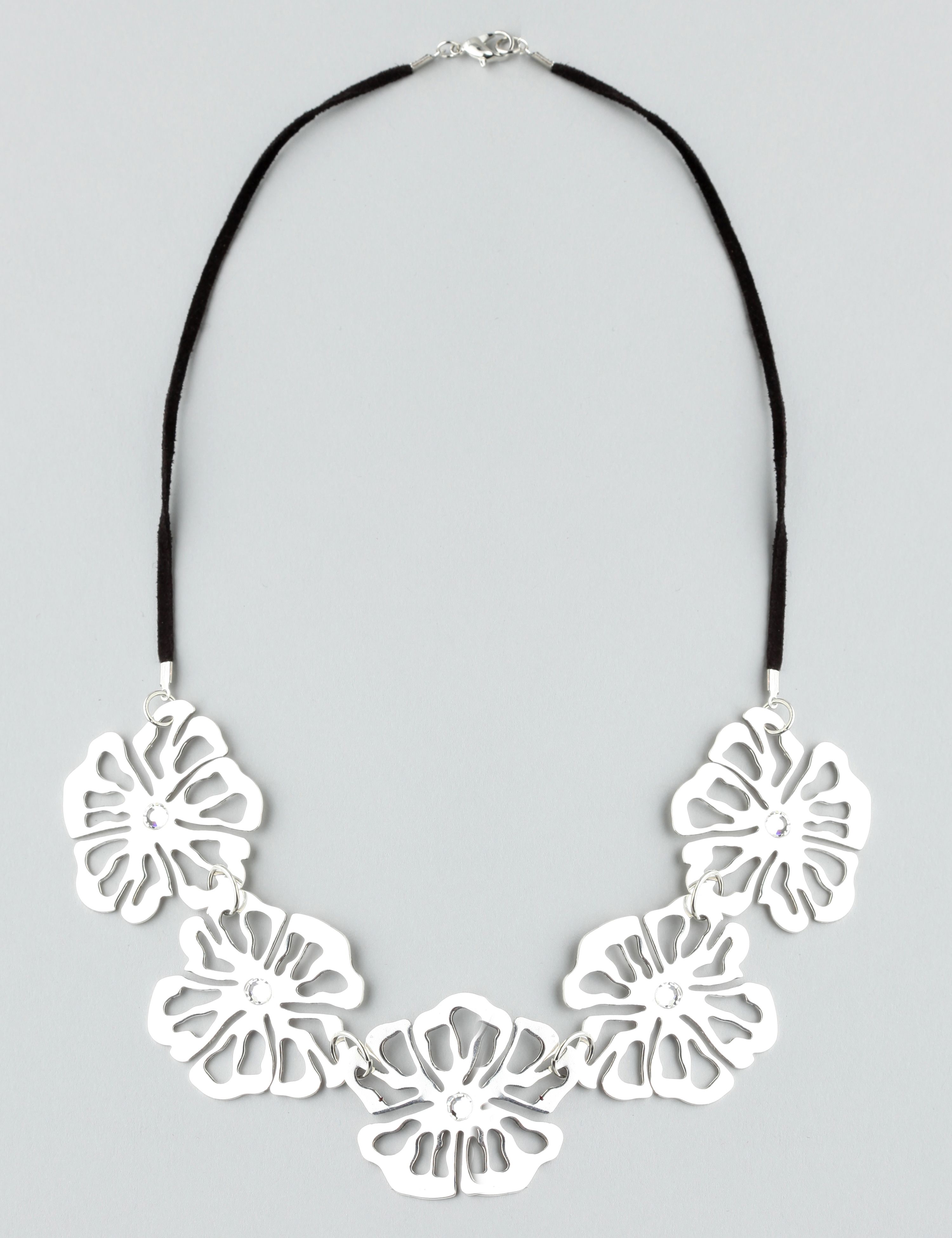 Catherines Etched Floral Necklace