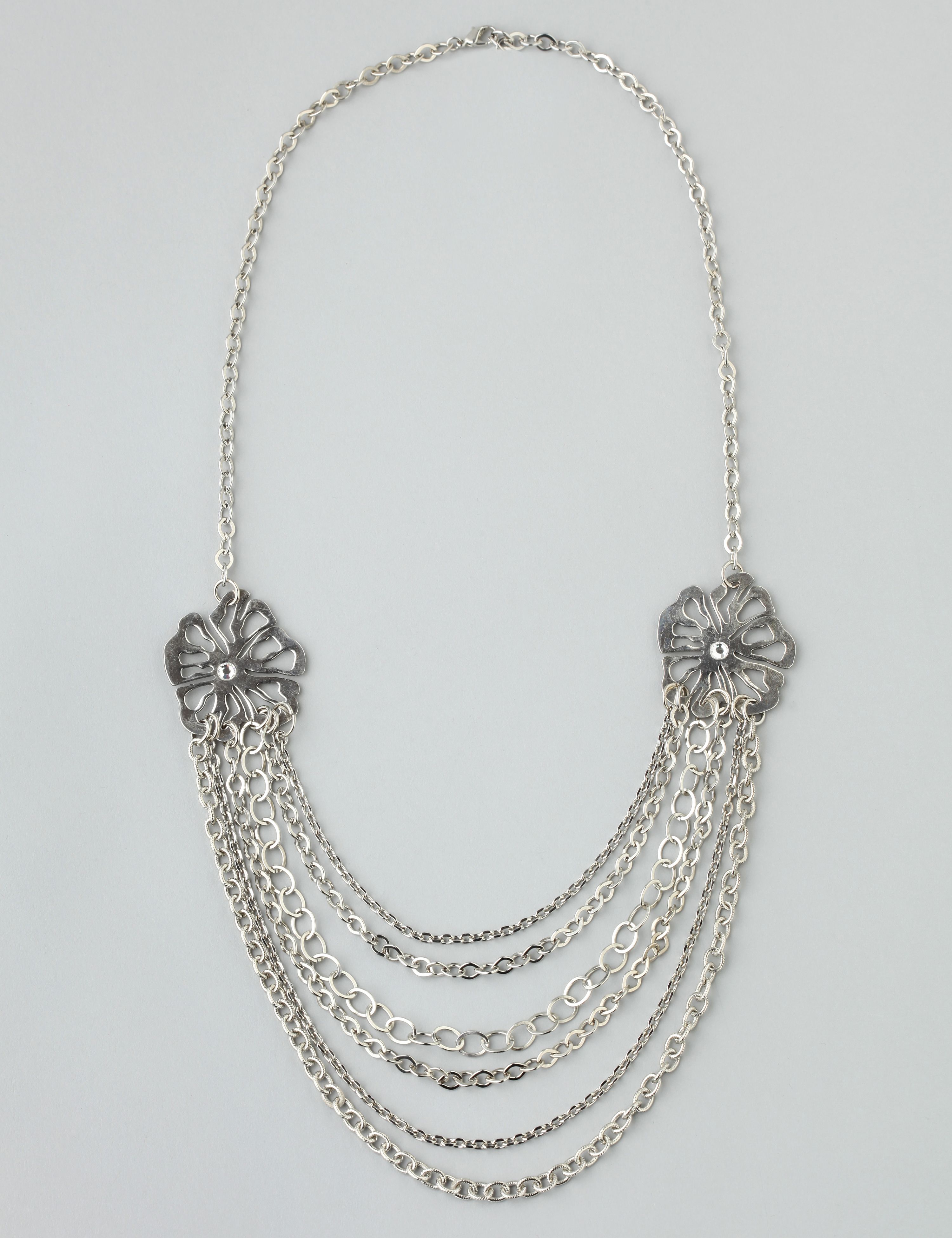 Catherines Floral Swag Necklace
