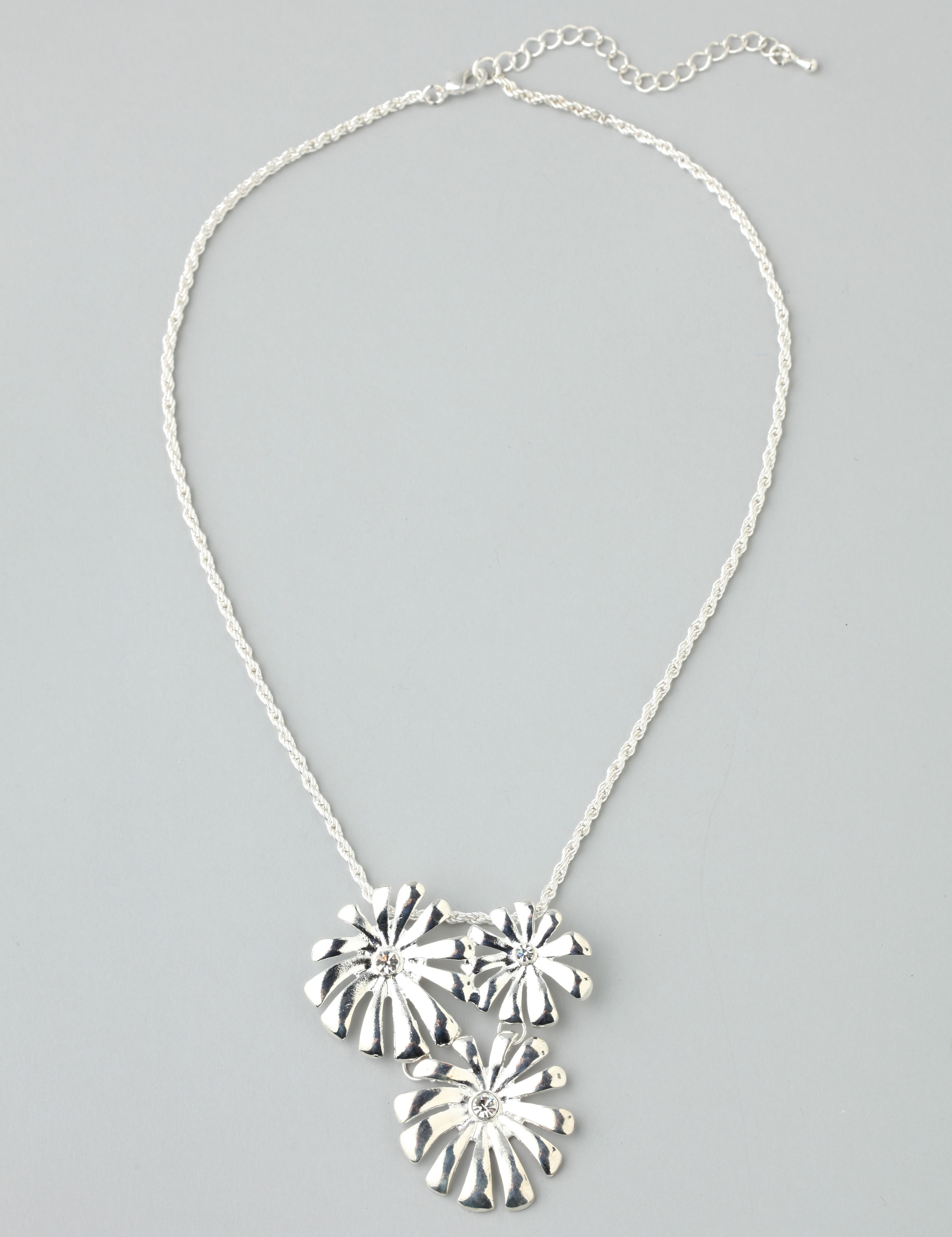Catherines Triple Sunburst Necklace