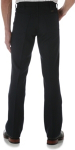 Wrangler Wrancher Navy Blue Large Waist Dress Pants