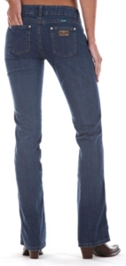 Wrangler� Premium Patch Ultra Low Rise Night Sky Jean