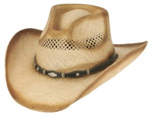 Cavenders® Sisal Vent Straw Cowboy Hat