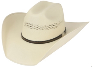 Cavenders® Ivory Vented Crown Cowboy Hat - 20