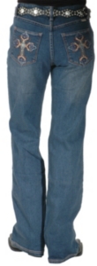 Lawman® Miracle Amanda Slim Fit Medium Stonewash Stretch Jean