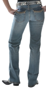 Lawman® Miracle Monica Slim Fit Medium Stonewash Jean