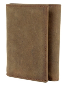 3D® Brown Distressed Trifold Wallet