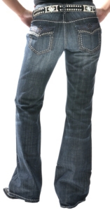 Petrol® Scarlett Slim Fit Cross and Wing Flap Pocket Jean