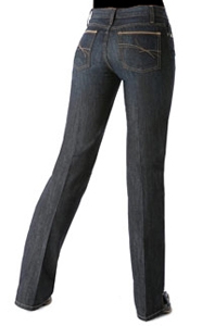 Cruel Girl® Kelsey Relaxed Fit Dark Rinse Jean
