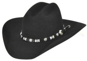 Master Hatters® 6X Texas Ranger Sergeant Black Cowboy Hat