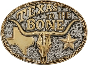 Montana Silversmiths® Large Texas to the Bone Buckle