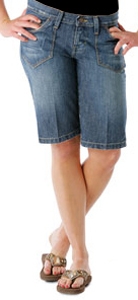 Cruel Girl® Lacy Flap Pocket Bermuda Shorts