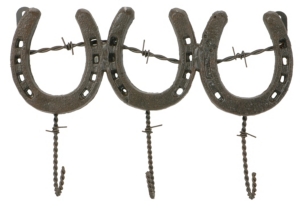 Giftcraft® Triple Horseshoe Hook