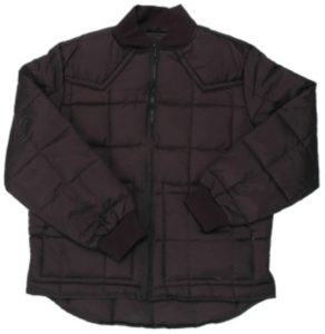 Silver Rider® Quilted Black Zip Up Down Jacket