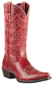 Ariat Alabama Womens Redwood Snip Toe Western Boots