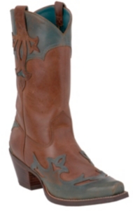 Ariat® Ladies Russet Rebel / Toffee Brush Off Adelaide Western Boot