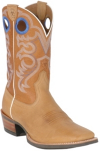 Ariat® Crossfire™ Men's Buckskin Square Toe Western Boots