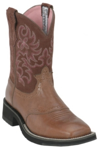 Ariat® Ladies Brown Rebel Ranchbaby Western Boot