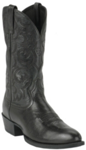 Ariat® Mclintock™ Men's Black R-Toe Dress Western Boot