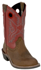 Ariat® Children's Distressed Brown Roughstock Cowboy Boot