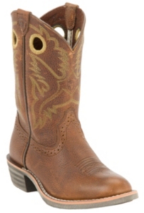 Ariat® Children's Brown Oiled Rowdy Roughstock Cowboy Boot