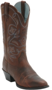 Ariat� Ladies Heritage Brown w/ Blue Stitching Western Boots