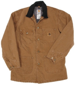 Carhartt® Brown Blanket Lined Sandstone Chore Coat