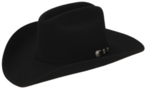 Master Hatters® 4X Webster  Black Felt Cowboy Hat