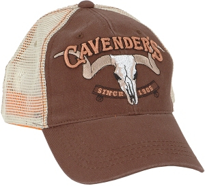 Cavenders® Brown with Cream Mesh Trucker Cap